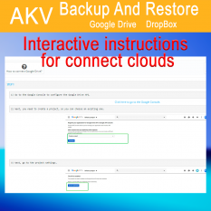 Prestashop backup module AKV Backup and Restore (Google Drive, DropBox)